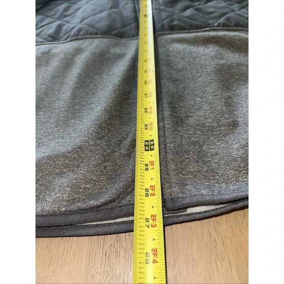 Callaway Men’s L Full Zip Weather Series Jacket Gray w/Dark Gray Quilted Panel - Picture 8 of 9